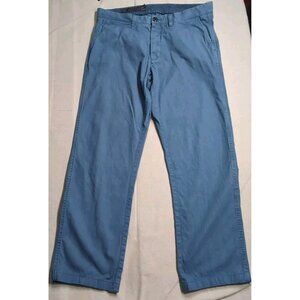 Armani Exchange Pants Men 33 X 27  S/C Light Blue Casual Straight 100% Cotton
